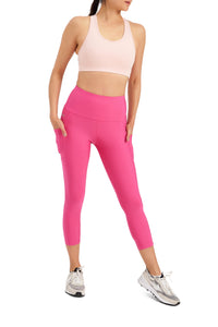 High Waisted Mid Calf Legging with Pockets