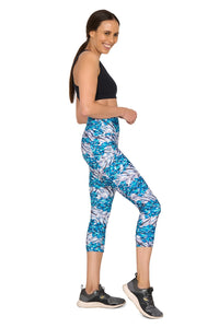 Eden High Waisted  Mid Calf Legging with Pockets